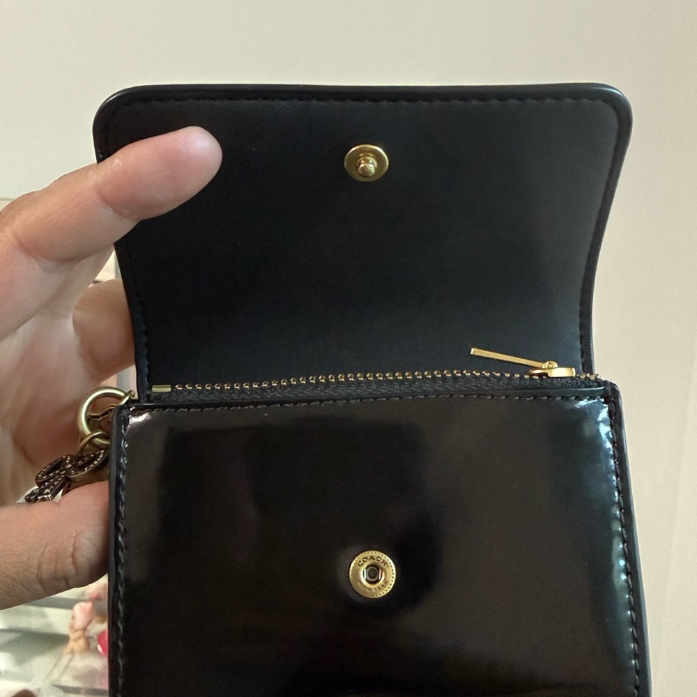 Coach Essential Flap Card Case With Charms - Picture 7 of 8